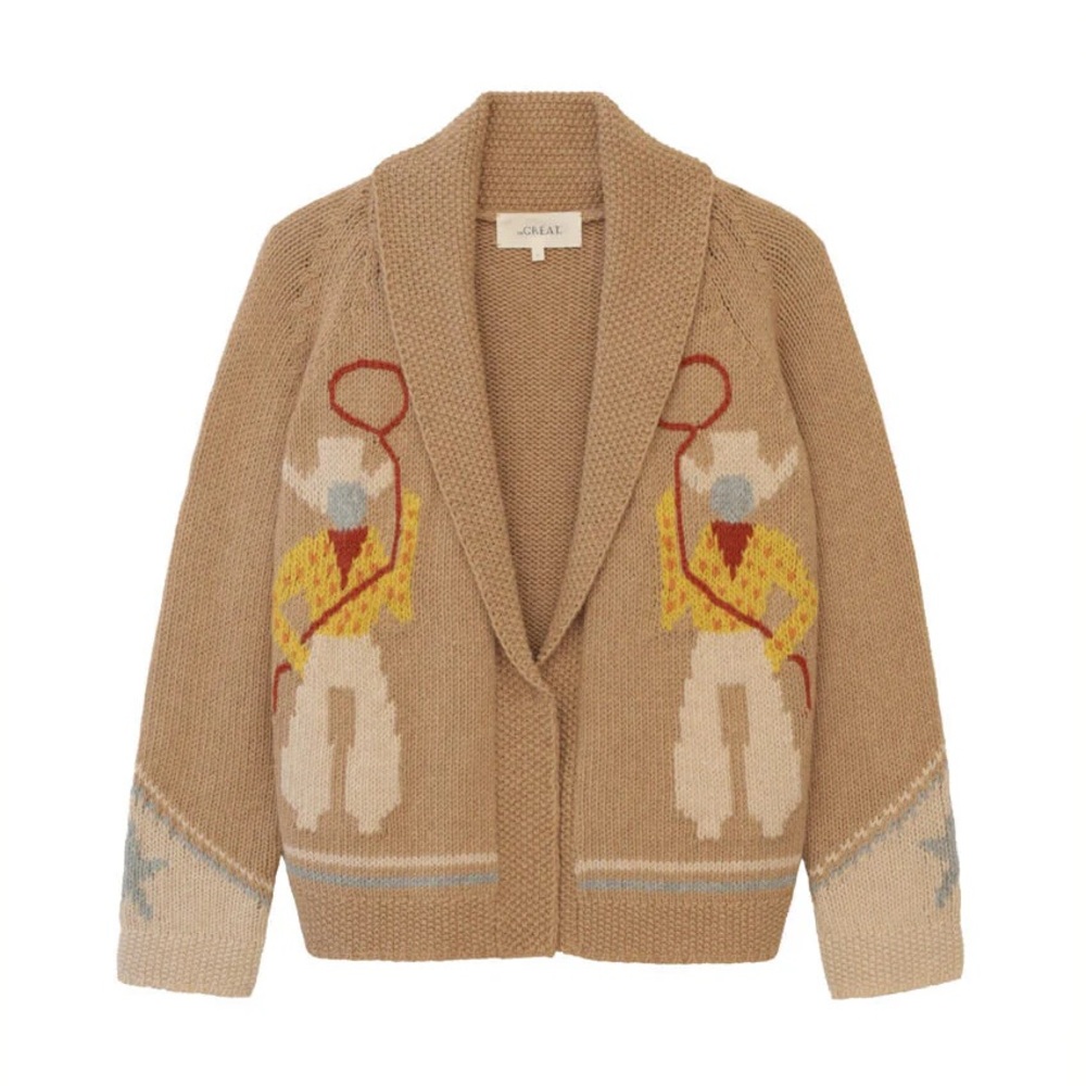 THE GREAT Cowboy Lodge Cardigan